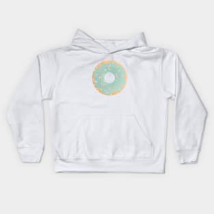 Candy cane donut Kids Hoodie